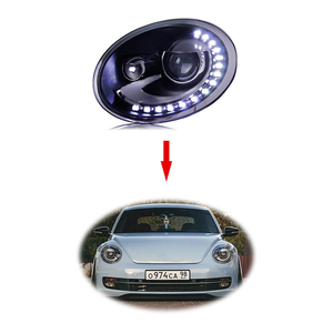 XT Nâng cấp xe phía trước đèn cho Volkswagen VW Bọ Cánh Cứng Led Đèn Pha 2013 2017 đầu đèn sương mù ánh sáng ngày Chạy ánh sáng phụ kiện xe hơi - Product Image 1