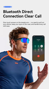 Lunettes AIMB V7 de haute qualité, contrôle intelligent, lunettes de sport d'extérieur 360 °   Lunettes intelligentes anti-éblouissement pour le cyclisme avec son stéréo - Product Image 6