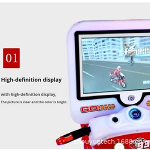 Équipement de jeu d'arcade de course de moto électrique pour enfants d'intérieur, en plastique PP, à monoplace, à monnayeur, du fabricant - Product Image 4