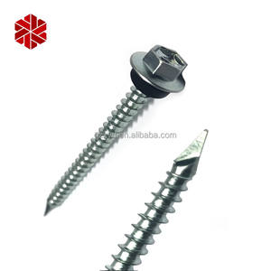 Parafuso Auto Brocante C1022 Galvanizado Espada Punto Cola Cabeza Hexagonal Tek Tornillo 12mm M6 - Product Image 2