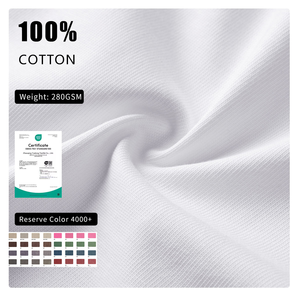 Camiseta de Algodón Grueso con Cuello Redondo y Estampado en Relieve para Hombre, Estilo Casual y Holgado, Transpirable y Ecológica - Product Image 5