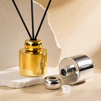 Diffuseur d'arômes d'intérieur de luxe personnalisé, pulvérisation électrolytique couleur or et argent, diffuseur à bâtonnets pour aromathérapie
