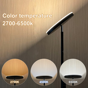 2026 New Arrival 360 Rotatable Modern LED Floor <b>Lamp</b> Metal Frame <b>Remote</b> Touch <b>Control</b> Dimmable High CRI 90 Lighting Home Office - Product Image 2