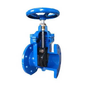 2024 BS EN standard high quality flange soft seal gate valve for water supply and drainage