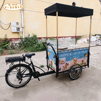 Chariot à Crêpes Snack Personnalisé Vélo de Livraison de Nourriture Scooter de Rue