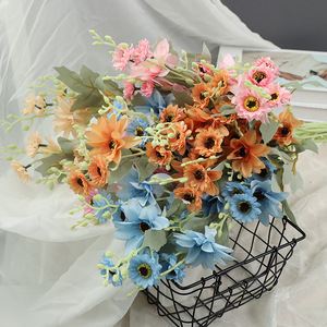 Dahlias artificiels Xinchengzhi 30cm-100cm en soie pour décoration de mariage et de maison, arrangement floral - Product Image 4
