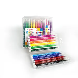 Yalong Profissional 12/18/24/36 Cor Aquarela Caneta Soft Cerdas Escova Pintura Multi Color Pen Paint Set