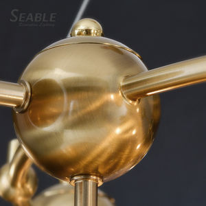 Personalità creativa vento industriale camera da letto di lusso bolla di vetro lampadario luce - Product Image 6