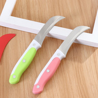 Klein Roestvrijstalen Fruitmes Met Pp Plastic Handvat Voor Fruit En Groente Snijden En Snijden