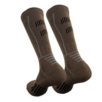 Chaussettes de ski en laine mérinos de qualité supérieure, longues, chaudes, épaisses, pour le sport et l'hiver