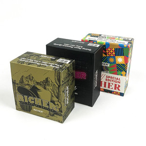 Papiers à rouler Richer naturels trois-en-un en pâte de bois vierge, écologiques, impression offset, design quadricolore - Product Image 3