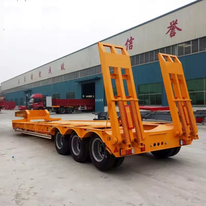 Remolque de Camión de Cama Baja Comercial ZHONGSHENGTIANQI, Capacidad de Carga de 40T, Origen Shandong, 9590x2550x3995mm - Product Image 6