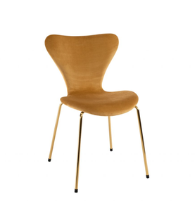 Chaise de salle à manger robuste avec structure métallique et siège rembourré Confort fiable pour la maison, le café ou le <span class=keywords><strong>restaurant</strong></span> - Product Image 6