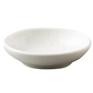 China supplier 3 inch white ceramic porcelain salad ketchup mustard wasabi soy sauce mini dinner dish for home restaurant