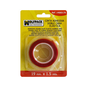 Nastro biadesivo elastico trasparente 1,5 m x 19 mm. - Product Image 5