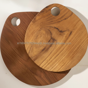 Planche à découper en bois d'acacia artisanale, écologique, lavable au lave-vaisselle, accessoire de cuisine haut de gamme - Product Image 1
