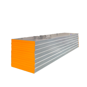 Panneau sandwich mural de cloison détachable en acier préfabriqué, léger, en mousse EPS, structure en acier, couleur acier - Product Image 3