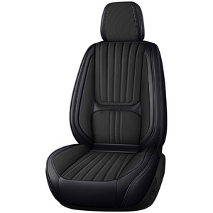 Housse de <span class=keywords><strong>siège</strong></span> de voiture universelle 5 places en cuir PU et nappa avec ajustement OLIVER pour une utilisation en toutes saisons - Product Image 5