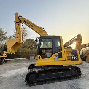 Excavatrice sur chenilles hydraulique Komatsu PC130-8 d'occasion, modèle 2023, 13T, prix d'usine, composants du moteur principal, pompe, godet - Product Image 1