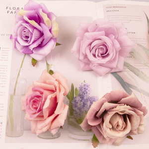 Best Seller bianco testa di fiore decorazione di alta qualità seta rosa fiore reciso natale Halloween laurea <span class=keywords><strong>festa</strong></span> <span class=keywords><strong>della</strong></span> <span class=keywords><strong>mamma</strong></span> - Product Image 3
