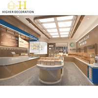 Bakery Showcase Design Bäckerei Vitrine mit Glasbrot Display Regal Custom ized Cake Display Counter für Cake Showcase