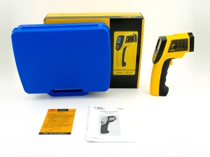Ar852b + Nhiệt kế hồng ngoại IR pyrometer không tiếp xúc Nhiệt kế kỹ thuật số Laser Nhiệt độ súng Meter công cụ đo lường công nghiệp - Product Image 4
