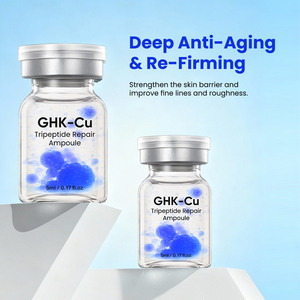 Siero Viso OEM Etichetta Privata con GHK Cu Tripeptide, Riparatore Anti-Età, Rassodante, Riduzione Rughe per una Pelle Radiosa e Giovane - Product Image 3