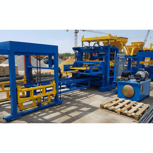 آلة صنع البلوك الخرساني المجوف الأوتوماتيكية الأكثر مبيعًا QT8-15، آلة صنع الطوب المتشابك، آلة صنع حجر الرصيف - Product Image 1