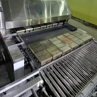 Four à tunnel électrique automatique en acier inoxydable avec convoyeur de chargement et de déchargement pour boulangerie, neuf, pour le traitement de la farine de blé, marque LINKON