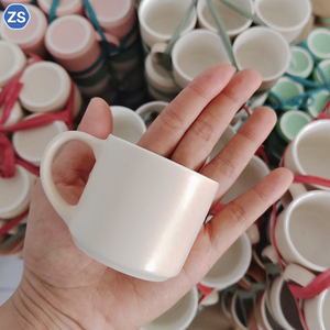 Set di Tazze in Ceramica Bianca Personalizzate per Caffè Mini da 2oz e Tazzine da Espresso da 4oz, Vendita all'Ingrosso - Product Image 2