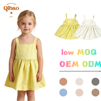 Robe à bretelles en coton pour bébé, mignonne, décontractée, d'été, pour petites filles, vêtements pour nourrissons et enfants