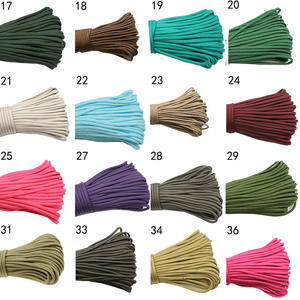JKSS-005 Multicolore 7 brins 550 paracord 31 mètres 750 100FT tressé nylon paracord polyester paracord 4mm - Product Image 6