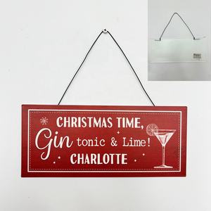 Letrero Decorativo <span class=keywords><strong>de</strong></span> Metal Antiguo con Impresión UV para Colgar en la Pared, Interior/Exterior, Feliz Navidad, <span class=keywords><strong>Regalo</strong></span> Decorativo, Adornos Navideños en Polvo - Product Image 5