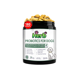 โปรไบโอติกสำหรับสุนัขแบบ OEM ODM สูตรเฉพาะ พร้อมพรีไบโอติก ช่วยเสริมสร้างจุลินทรีย์ในลำไส้ให้สมดุล เพิ่มภูมิคุ้มกัน ชนิดเคี้ยวเนื้อนุ่ม - Product Image 1