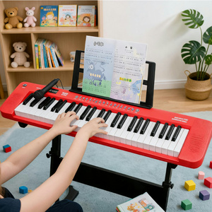 Clavier de <span class=keywords><strong>piano</strong></span> électrique robuste à 61 touches, orgue électronique portable <span class=keywords><strong>pour</strong></span> la maison, instrument de musique adapté aux adultes et aux enfants - Product Image 1