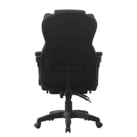 Chaise de bureau inclinable à dossier haut avec repose-pieds rétractable, hauteur réglable, pivotante, pour bureau à domicile et sieste