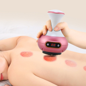 Outil de massage <span class=keywords><strong>Gua</strong></span> <span class=keywords><strong>Sha</strong></span>-Instrument de grattage électrique pour le dragage méridien, le drainage lymphatique et la thérapie par ventouses à la maison - Product Image 4
