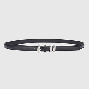 Promoção de Verão: Cinto Fino Decorativo com Fivela de Liga Metálica para Mulheres, Cinto de Couro Estreito Simples e Casual de Alta Qualidade para Jovens e Estudantes - Product Image 6