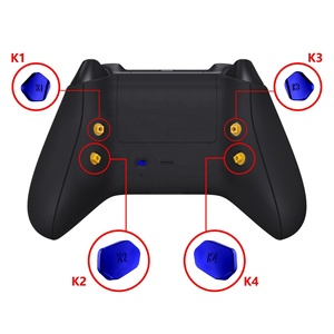 Boutons arrière et levier de commande chromés bleus et rouges redessinés K1 K2 K3 K4 pour manette Xbox Series XS EXtremerate Hope Remap Kit - Product Image 4
