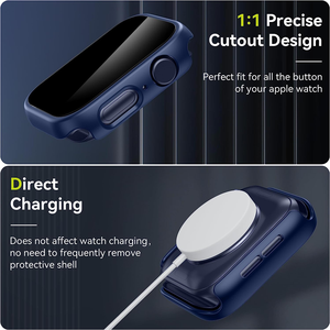 TITUO nueva cubierta protectora de pantalla de privacidad de vidrio templado ultrafino para caja de reloj <span class=keywords><strong>apple</strong></span> - Product Image 4
