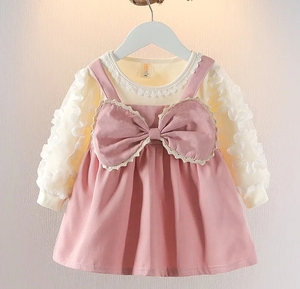 Principessa ragazza fiore abito autunno Tutu festa di compleanno di nozze abiti per bambini per le ragazze bambini - Product Image 2