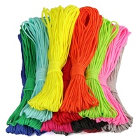 Paracord coloré en gros avec différents pour 30 mètres/rouleau pour le camping de survie en plein air et les produits de bricolage