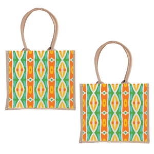 Bolsas Ecológicas de Yute con Estampado Completo, Fabricadas en India, Bengala Occidental, India - Product Image 2