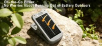 Lampe de camping solaire LED 2026 améliorée - Lampe extérieure rechargeable et étanche pour la randonnée, les pannes de courant et la survie