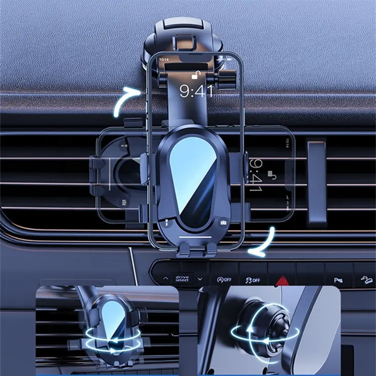 Universal Windshield Dashboard Magnetic Car Mount Mobile Phone Car Holder 360 Rotation With Factory Wholesale Price