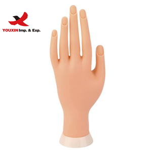 Suministros para Uñas con Descuento, Diseño de Uñas, Modelo de Mano Ajustable para Prácticas, Mano de Plástico para Prácticas de Uñas Acrílicas - Product Image 1