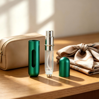 Atomiseur de parfum portable 5 ml 8 ml, flacon de voyage rechargeable en métal, mini flacon de parfum