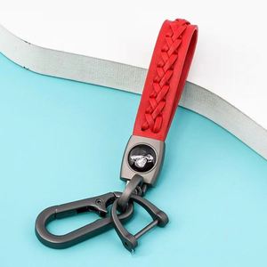 Factory <b>Customized</b> Wholesale Leather Car logo Carving Metal Woven <b>Key</b> Chain Pendant Accessories Metal Keychain <b>Key</b> <b>Ring</b> - Product Image 5