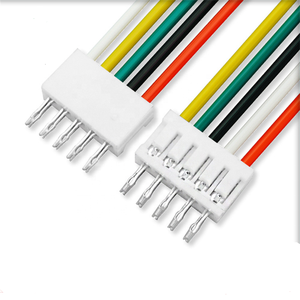 Kunden spezifische elektronische Kabelbaum baugruppe 2-8-polige Konfigurationen UL1007-Stil 24AWG Mit Steck verbindern der JST SAN-Serie für - Product Image 1