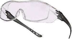 Vente en gros de lunettes de sécurité anti-buée transparentes avec protections latérales Lentilles en polycarbonate résistantes aux rayures Lunettes de sécurité industrielles - Product Image 3